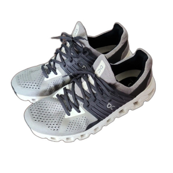 On Cloud Men's Cloudswift Running Sneakers, Gray/Dark Gray, Size 10.5 - Picture 5 of 12